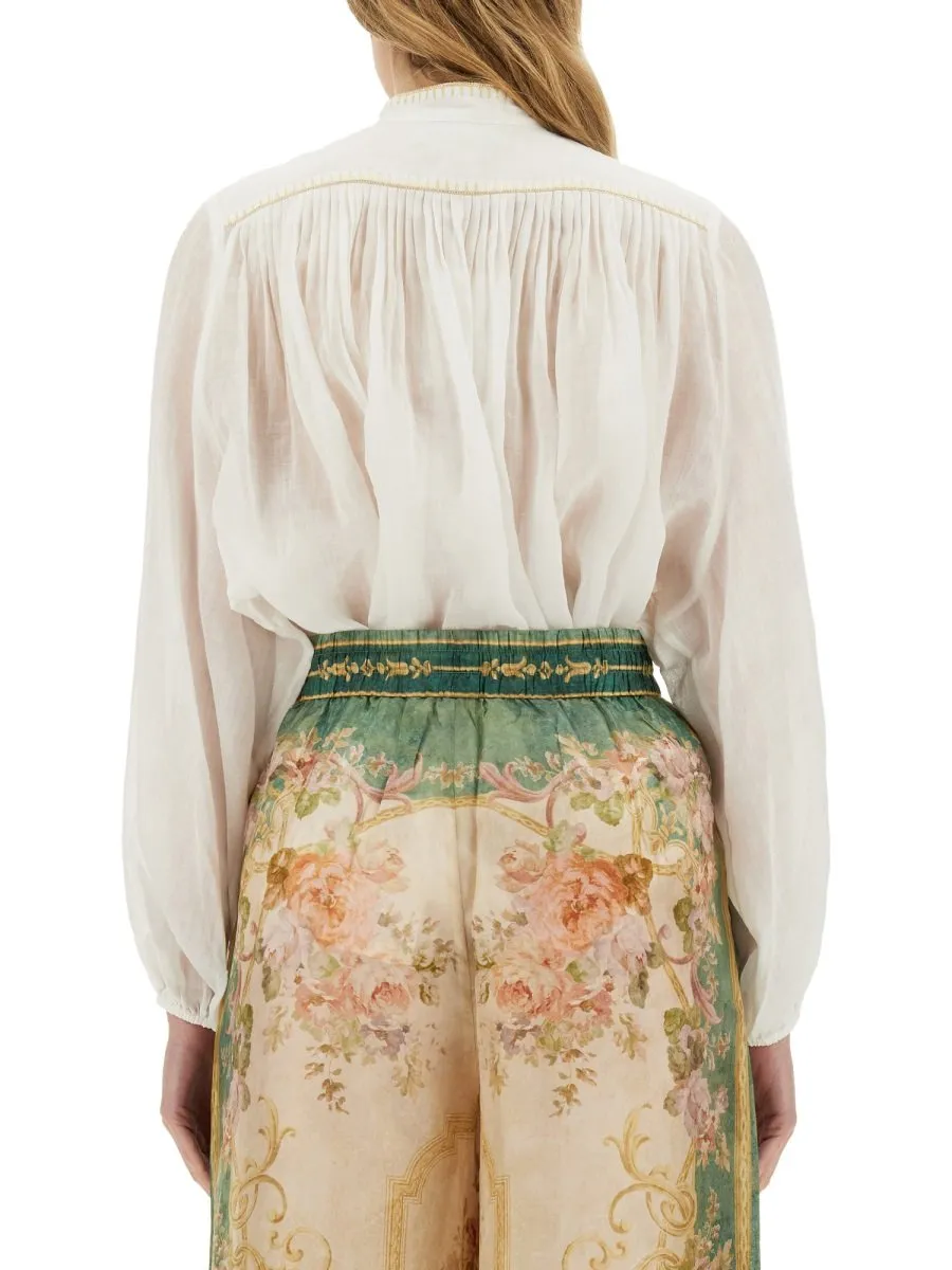 High-Neck Blouse