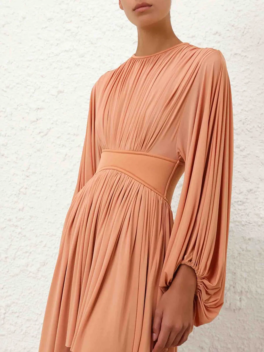 Ruched Midi Dress