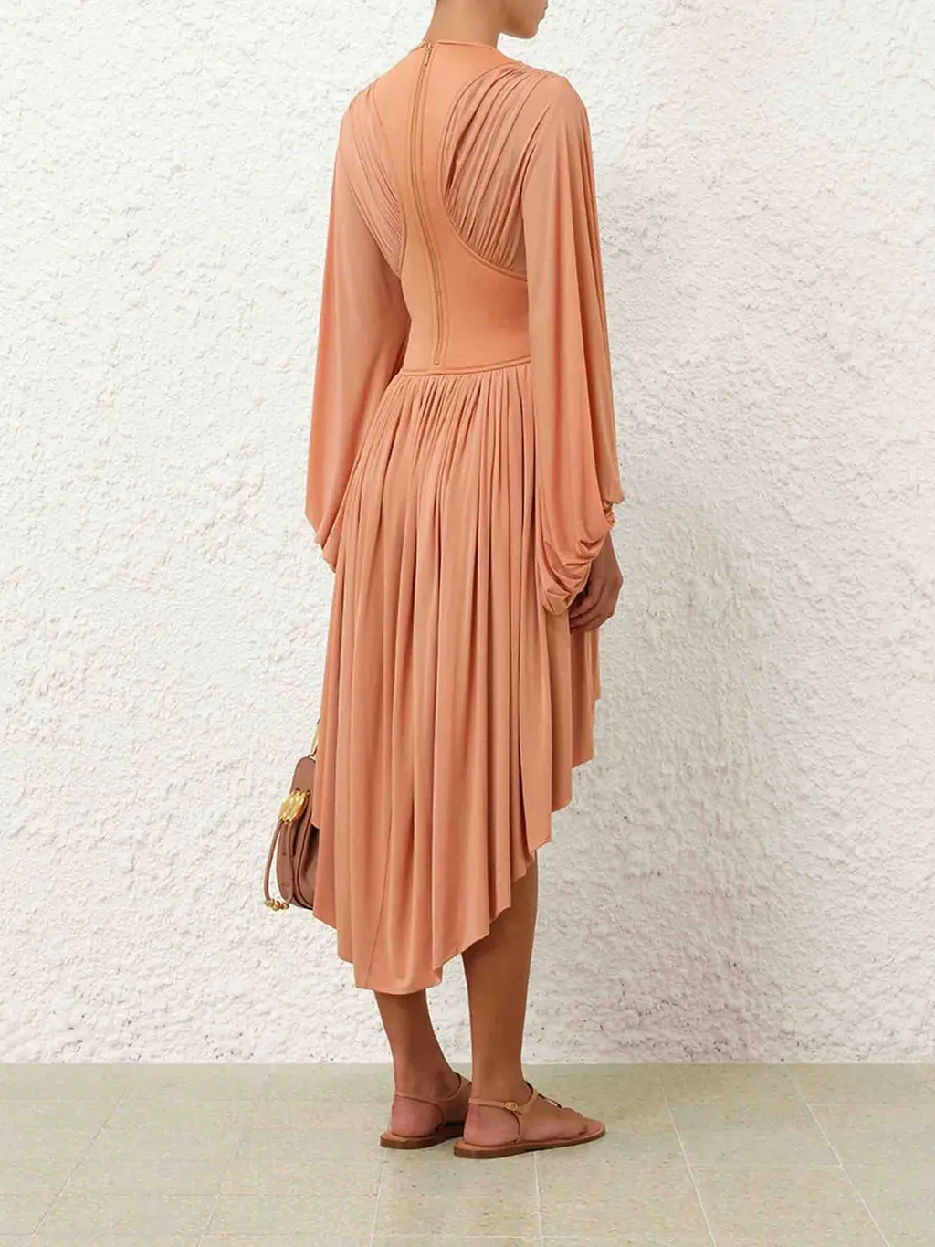 Ruched Midi Dress