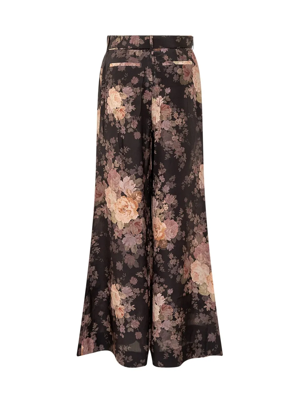 High-Waisted Wide-Leg Trousers