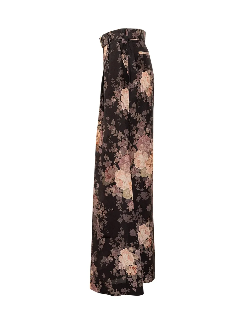 High-Waisted Wide-Leg Trousers