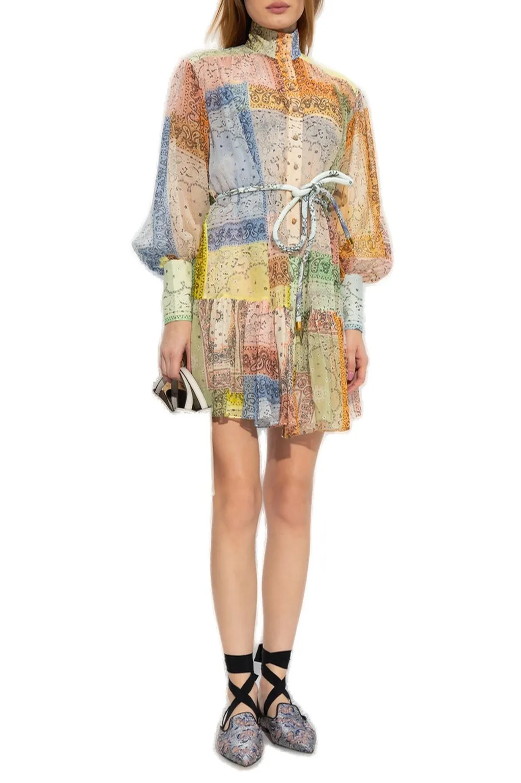 Patchwork Mini Dress