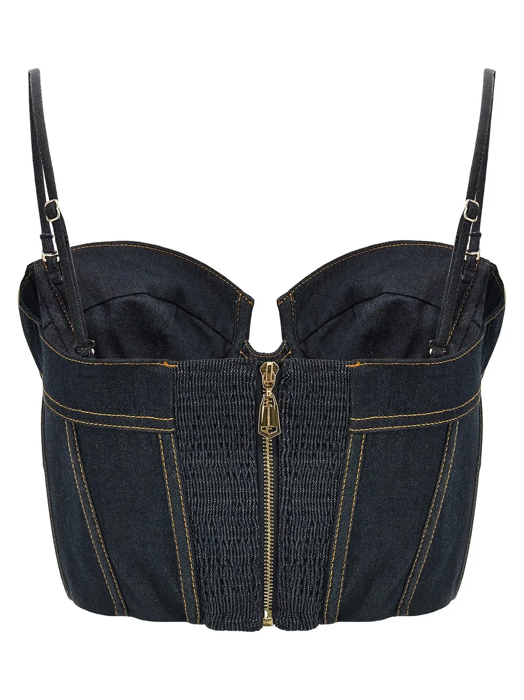 Denim Corset Top
