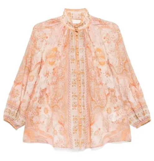 Paisley Print Blouse