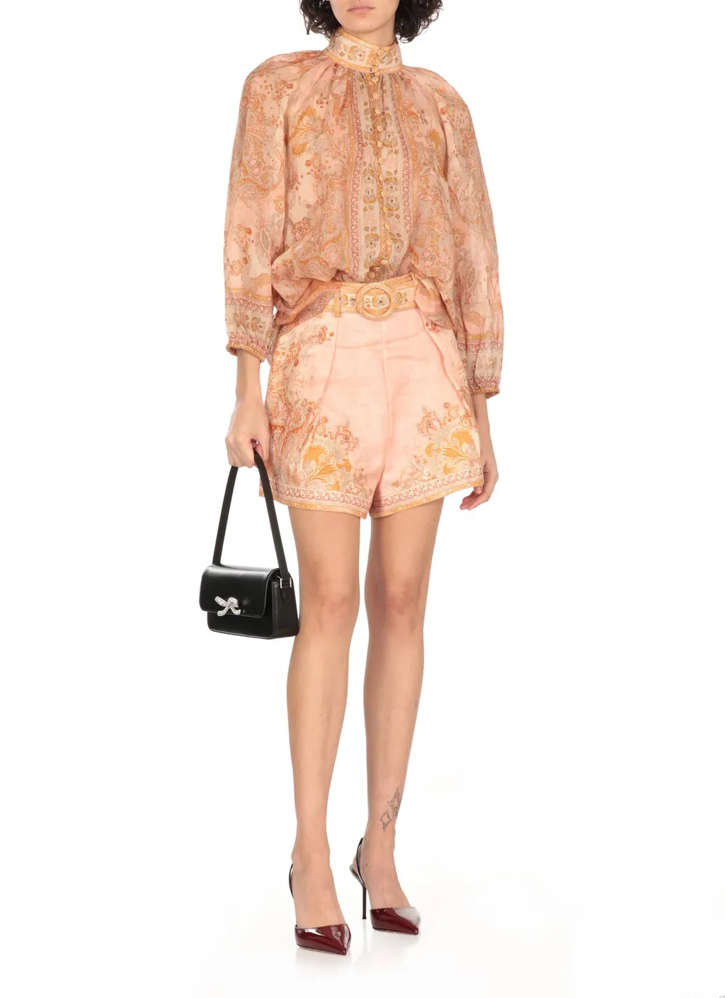 Paisley Print Blouse