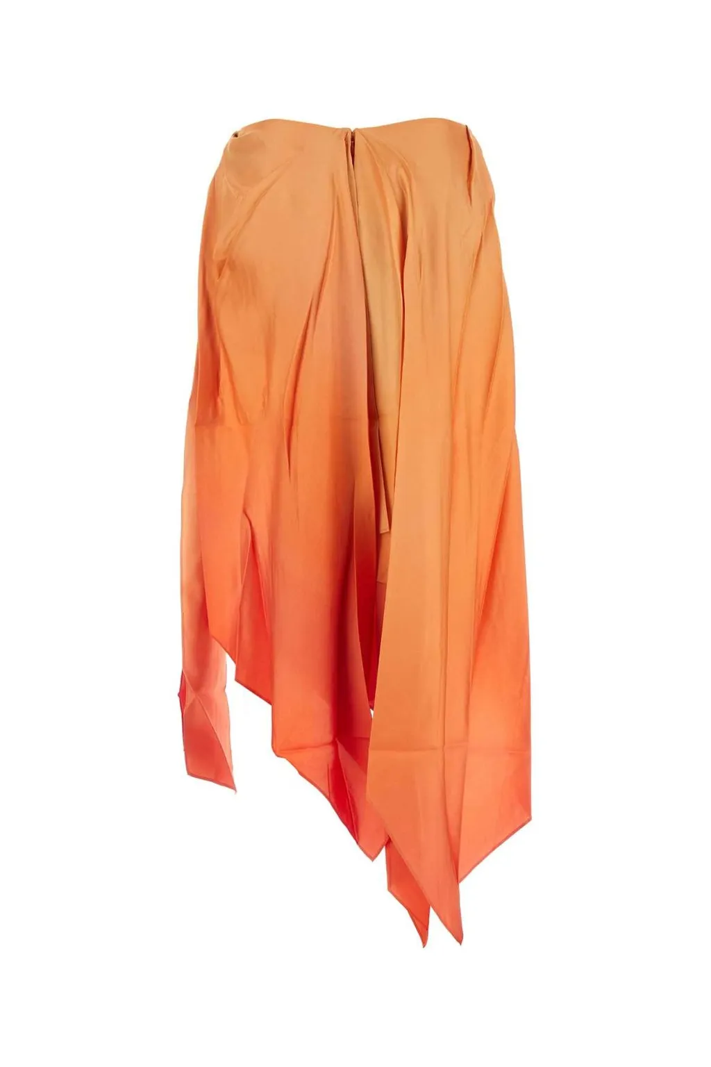 Draped Asymmetric Skirt
