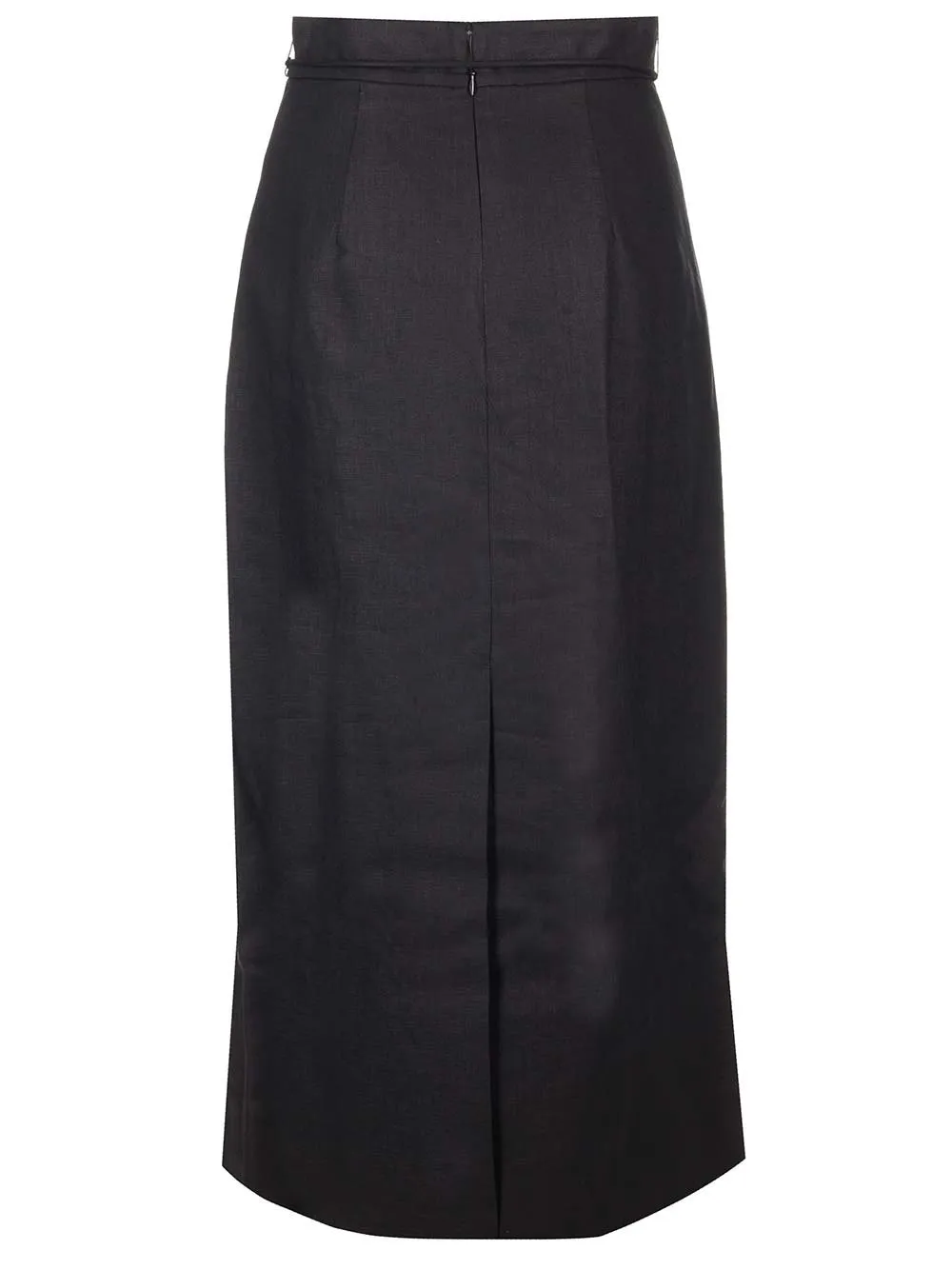 Maxi Skirt With Floral Appliqué