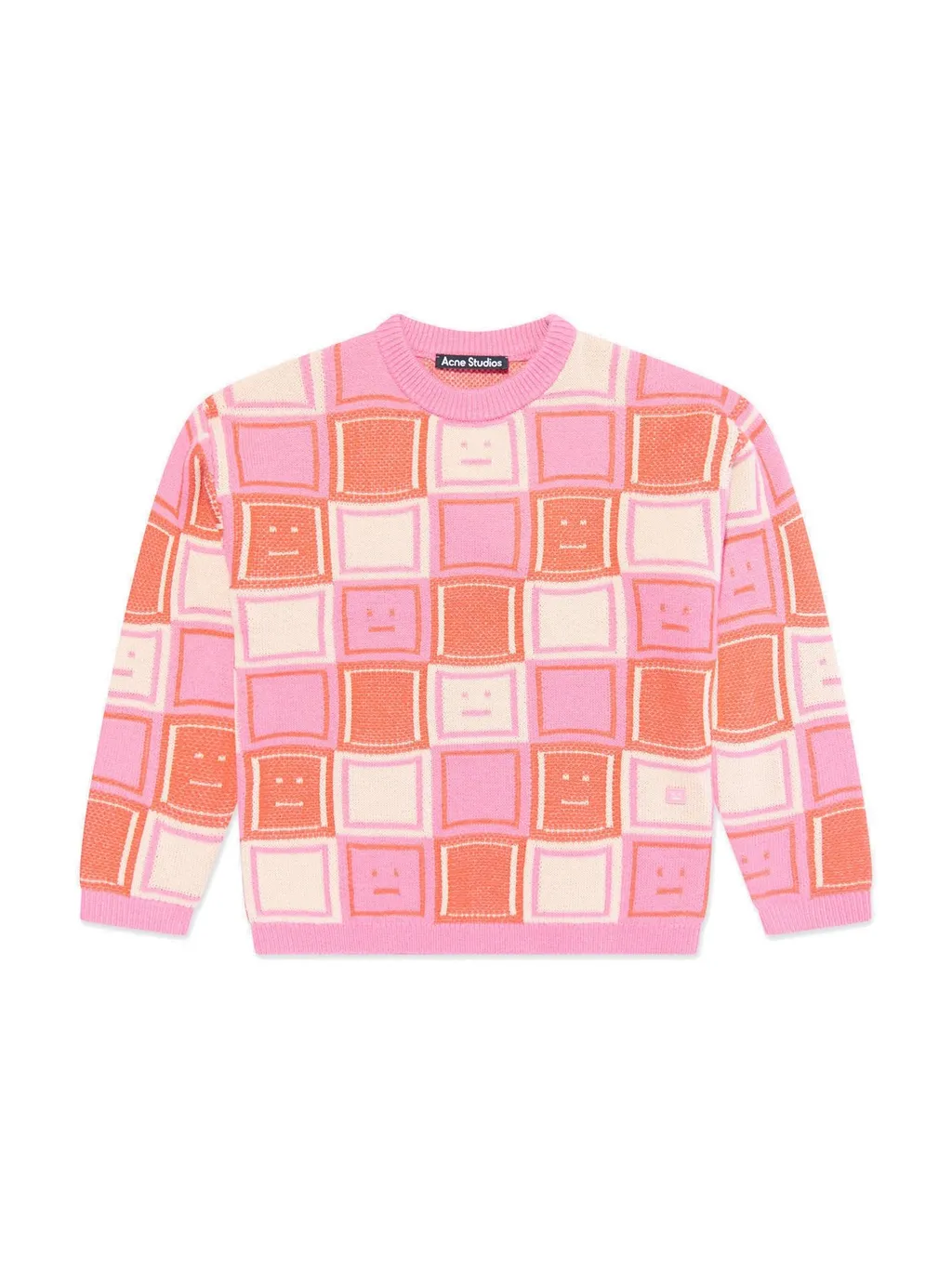Face Print Sweater