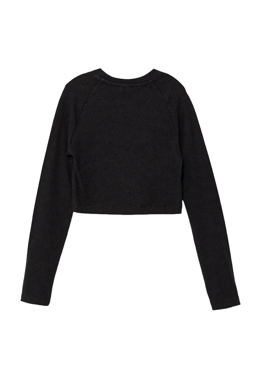 Cropped Long Sleeve Top