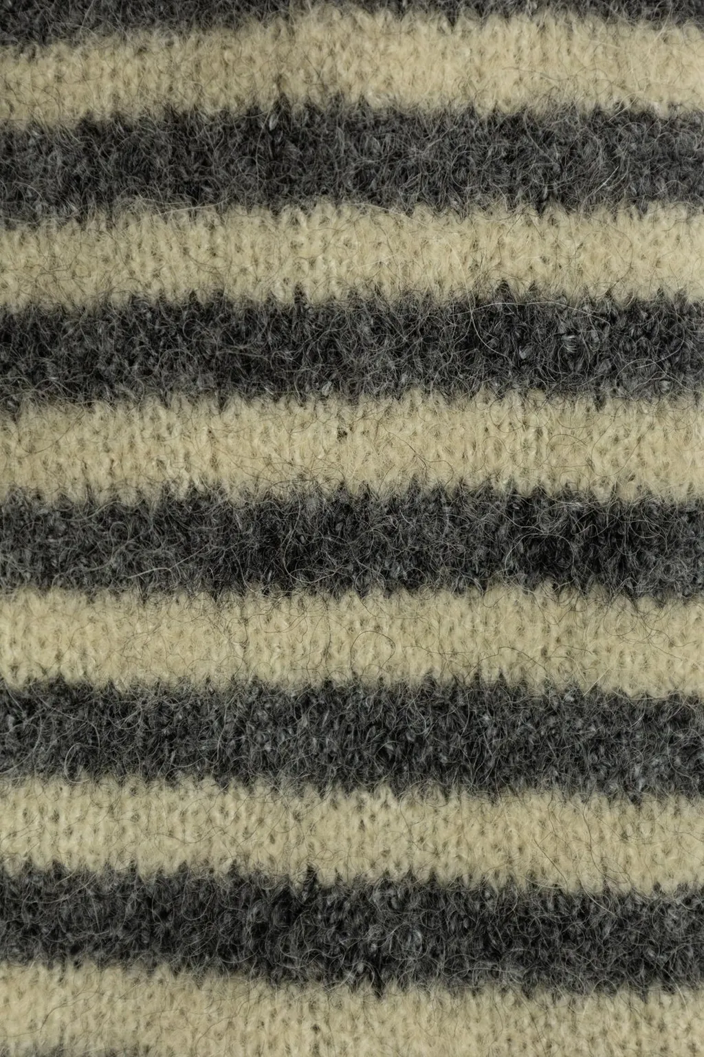 Striped Mock Neck Sweater