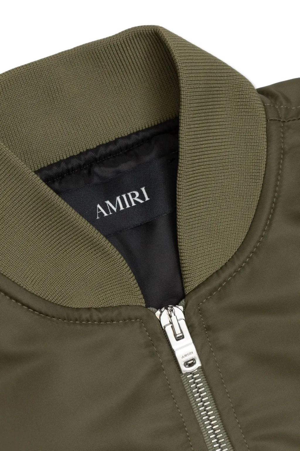 Bomber Jacket With Bone Detail