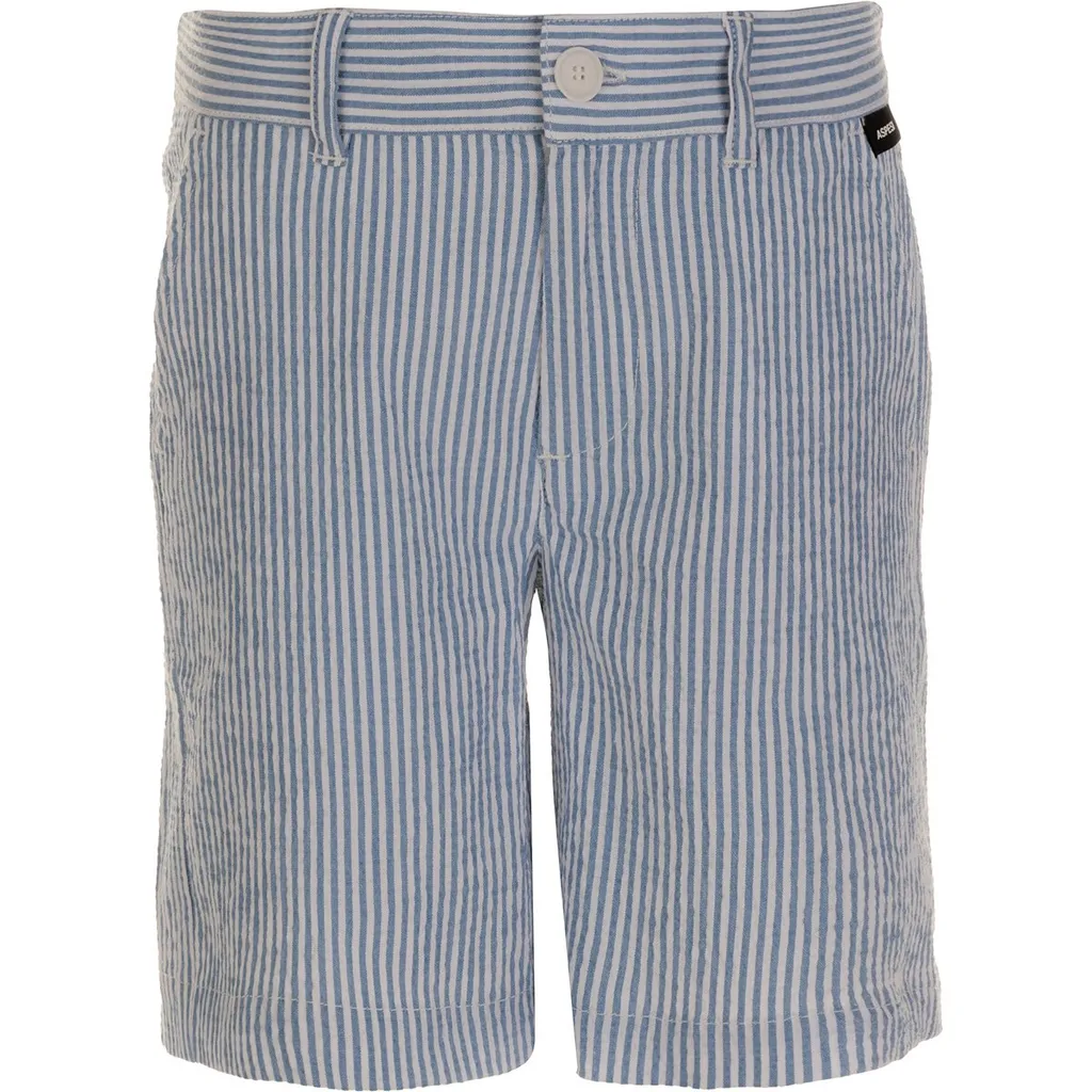 Striped Seersucker Shorts