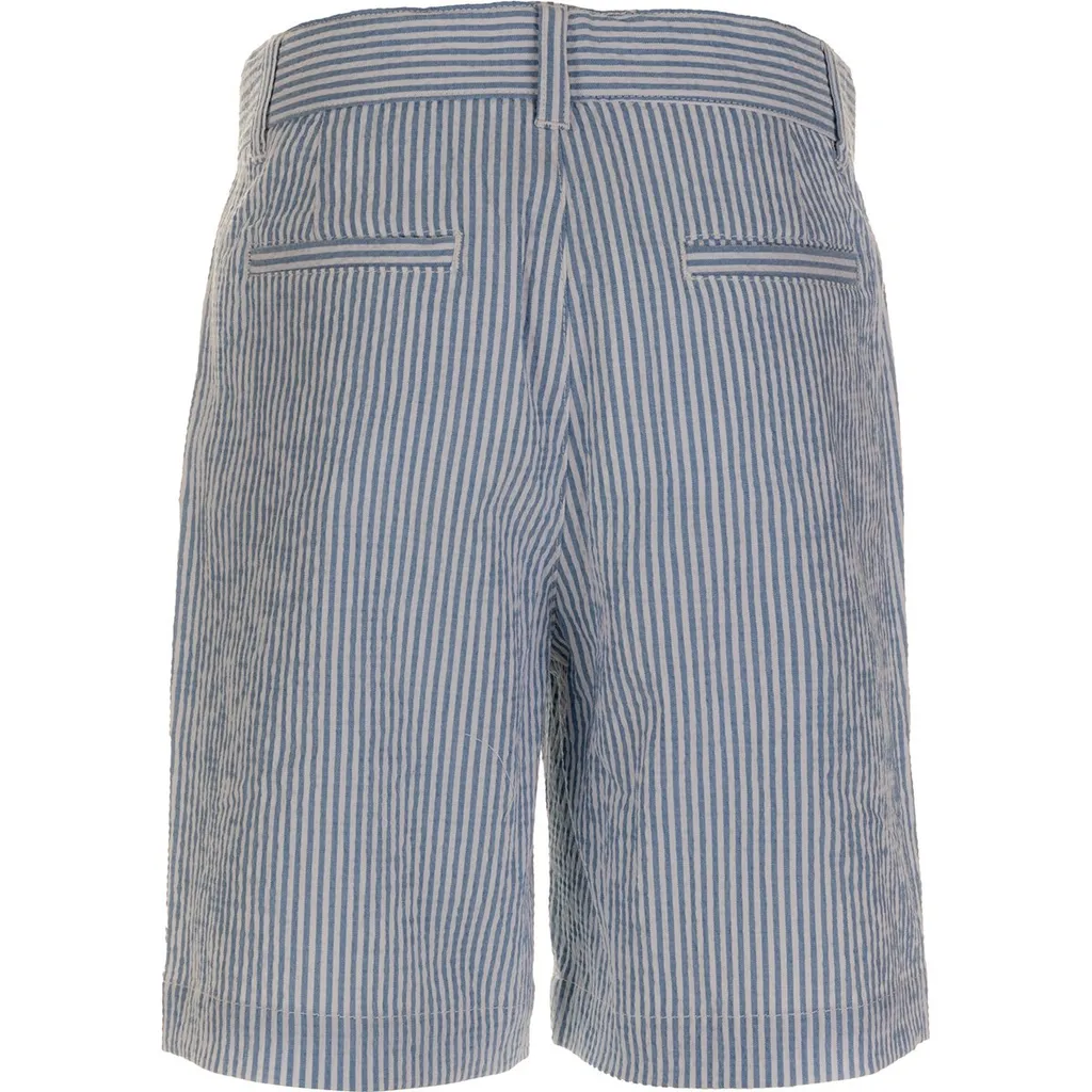 Striped Seersucker Shorts