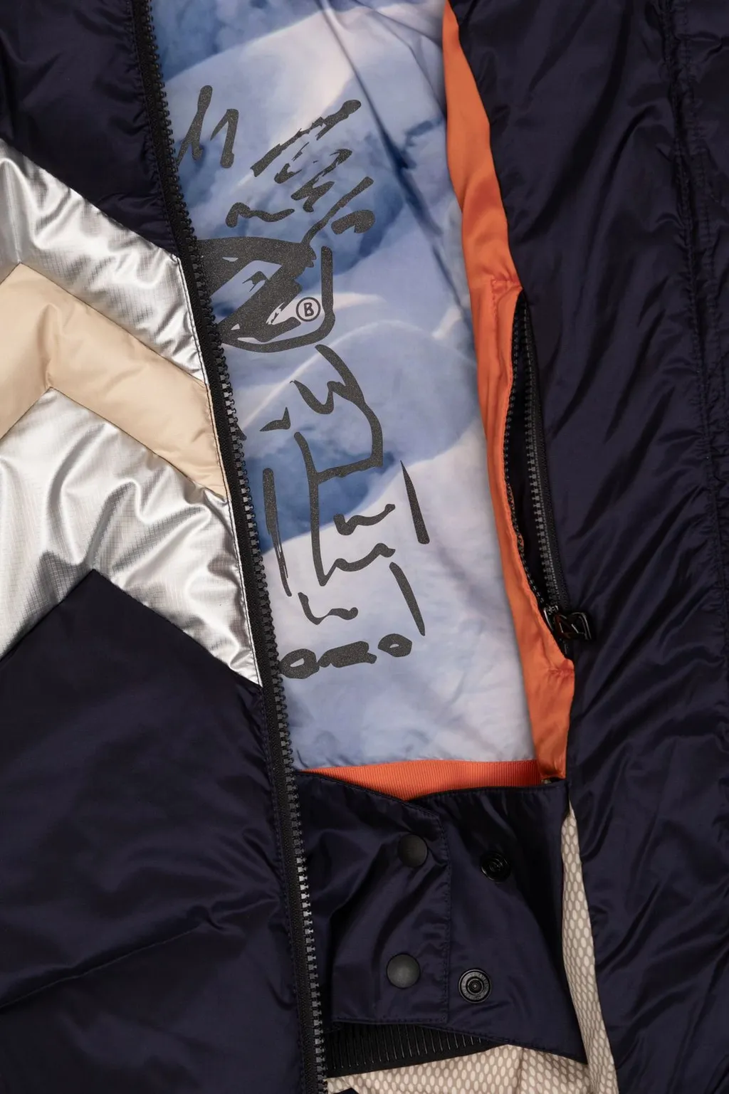 Chevron Puffer Jacket
