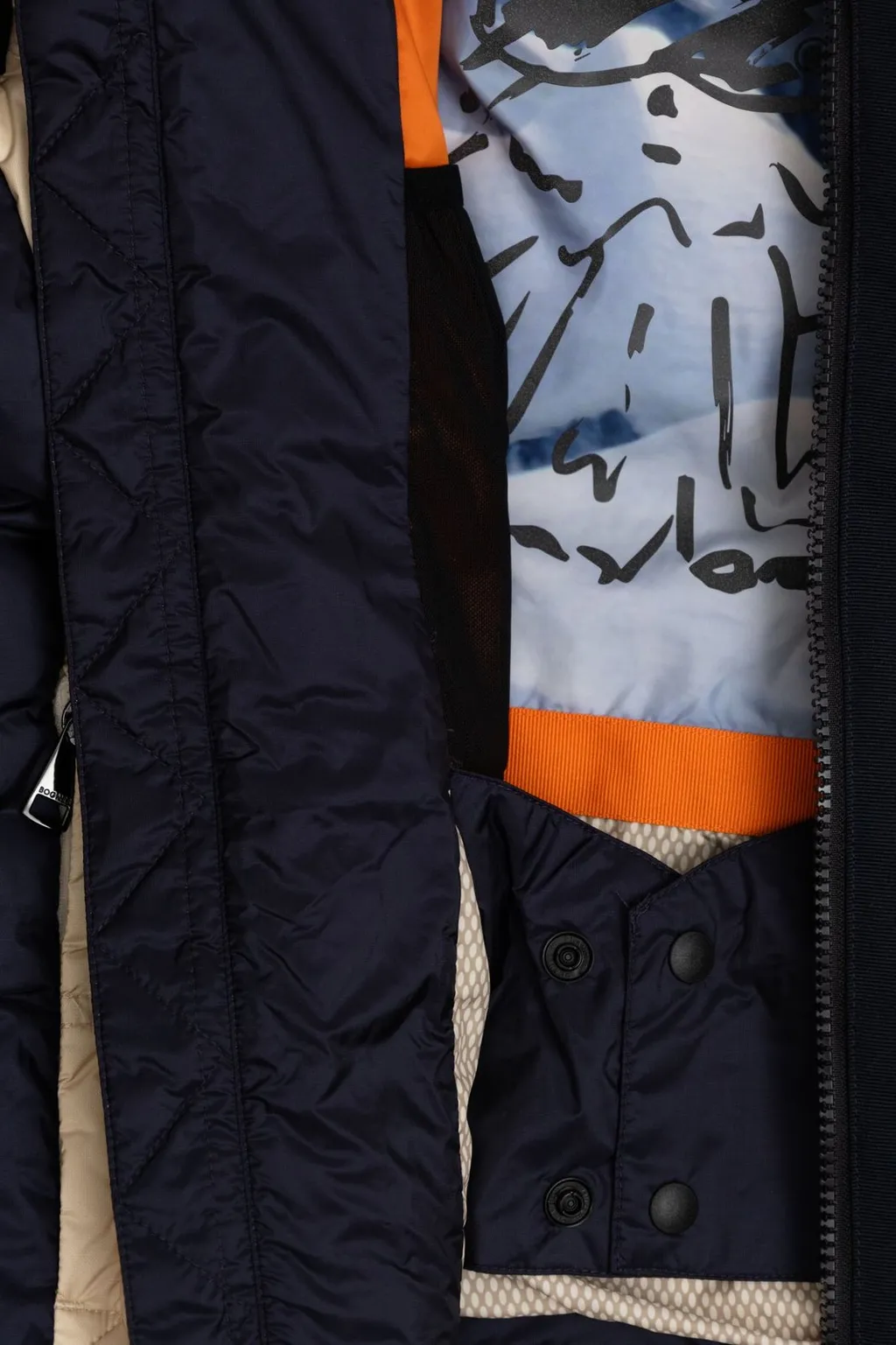 Colorblock Puffer Jacket
