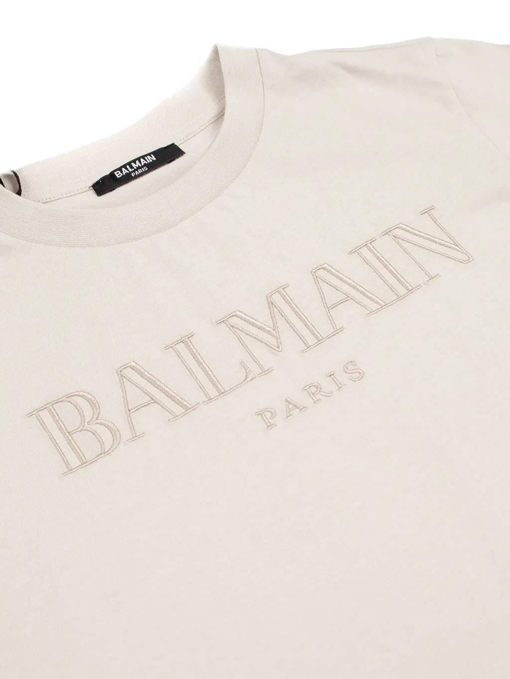 T-Shirt With Balmain Paris Logo