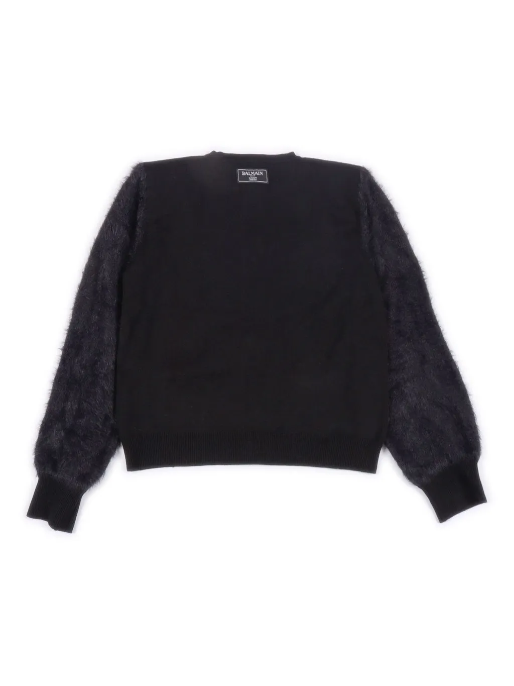 Cardigan With Feathered Sleeves