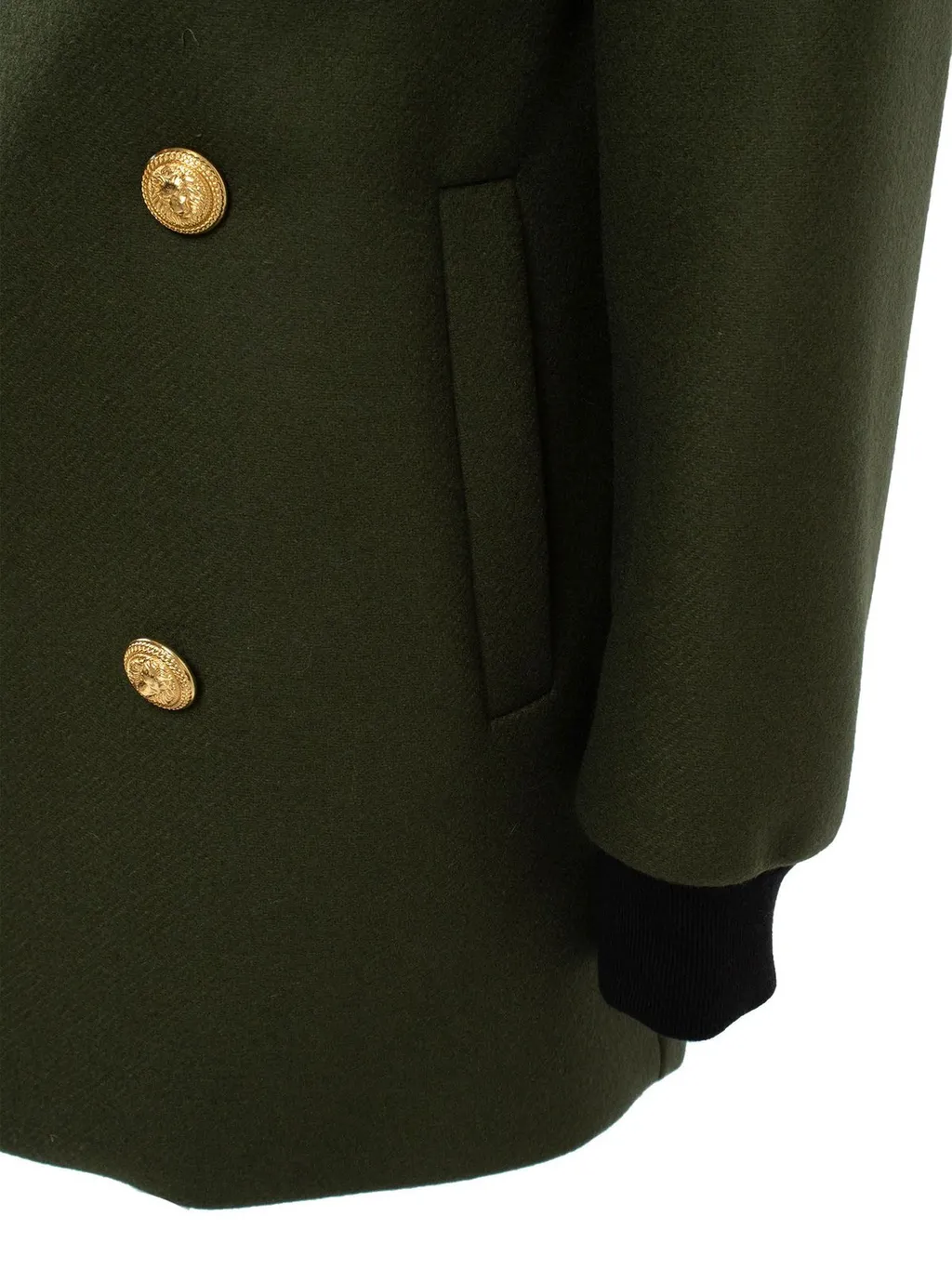 Double Breasted Hooded Coat