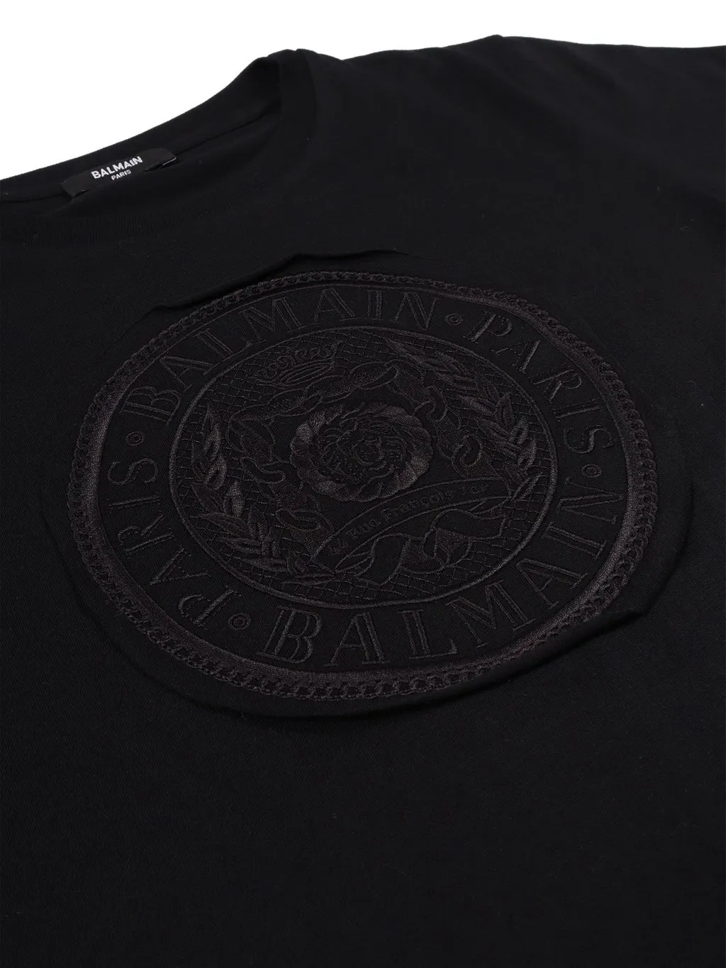 T-Shirt With Embossed Logo