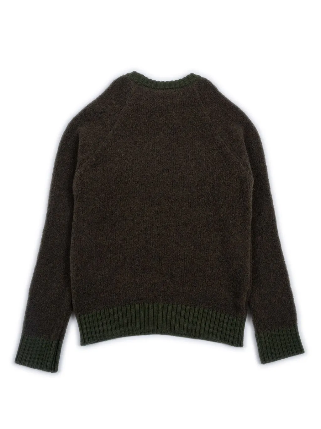 Crewneck Sweater With Button Detail