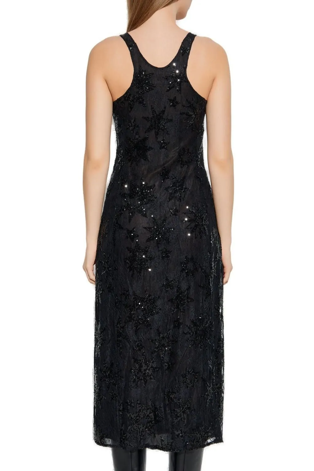 Sequin Star Maxi Dress