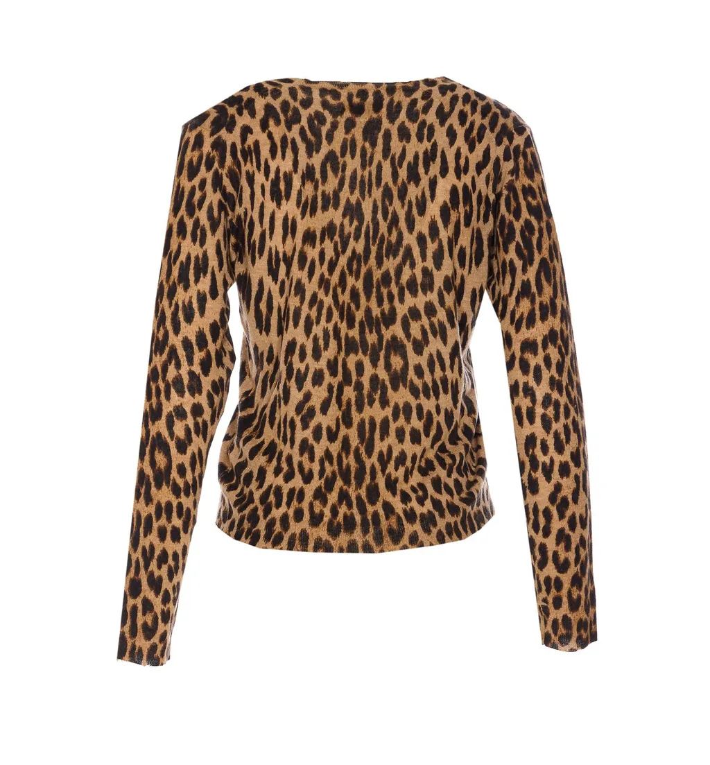 Leopard Print Cardigan