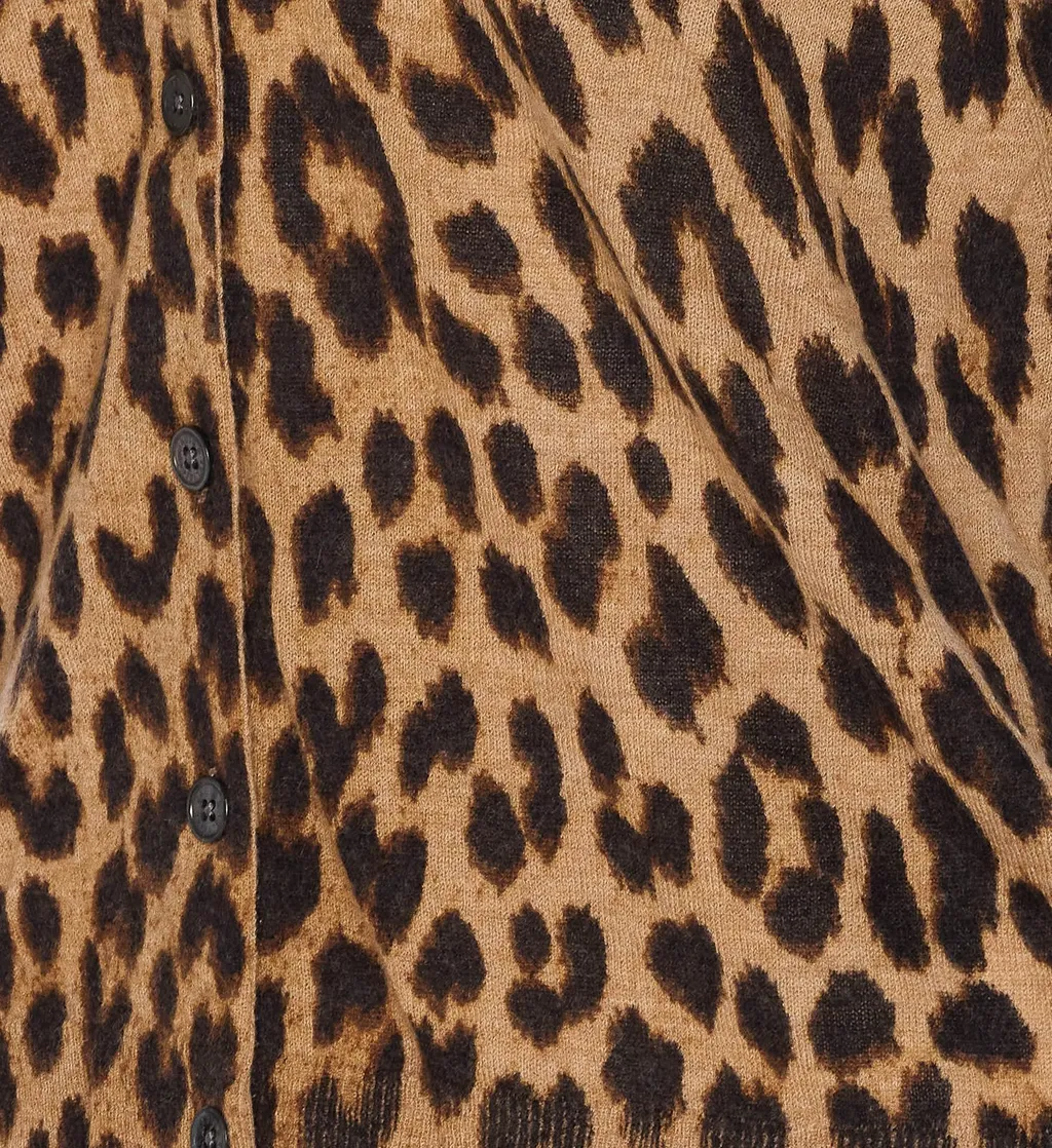 Leopard Print Cardigan