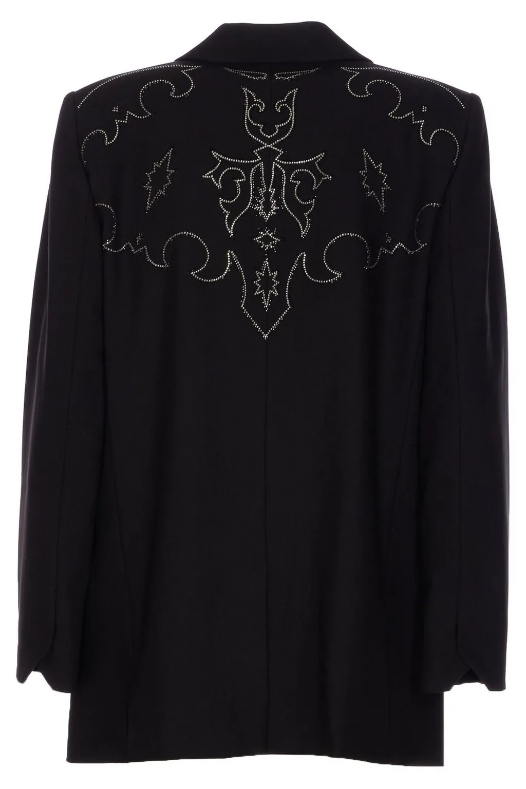 Blazer With Crystal Embellishments