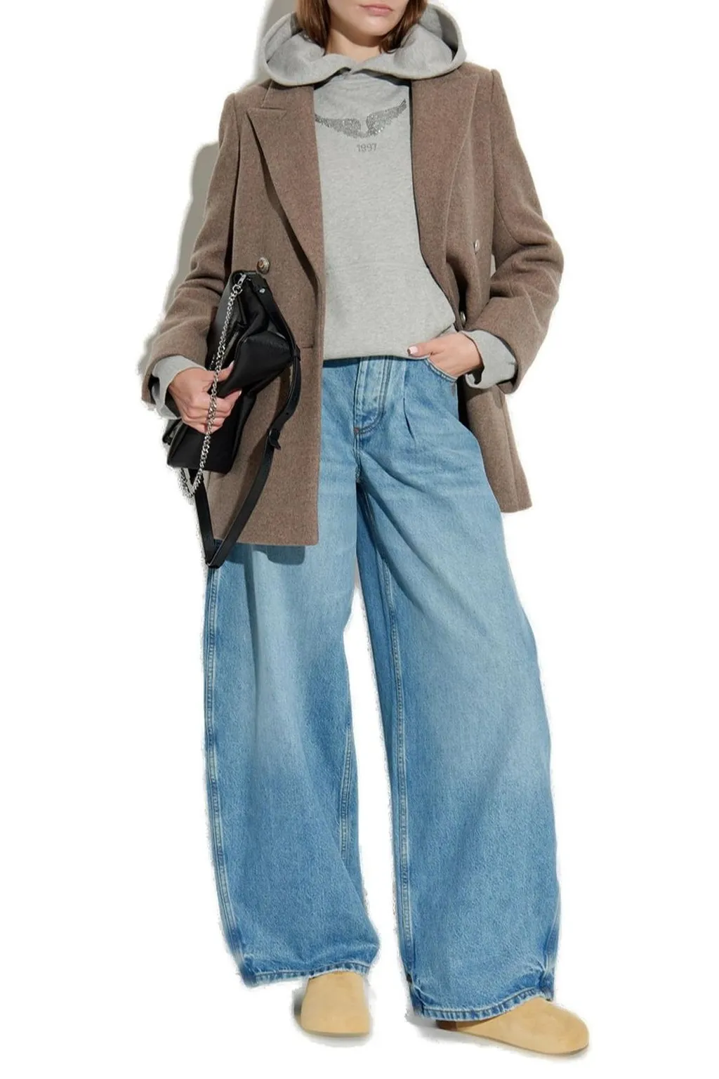 Double-Breasted Wool Blazer