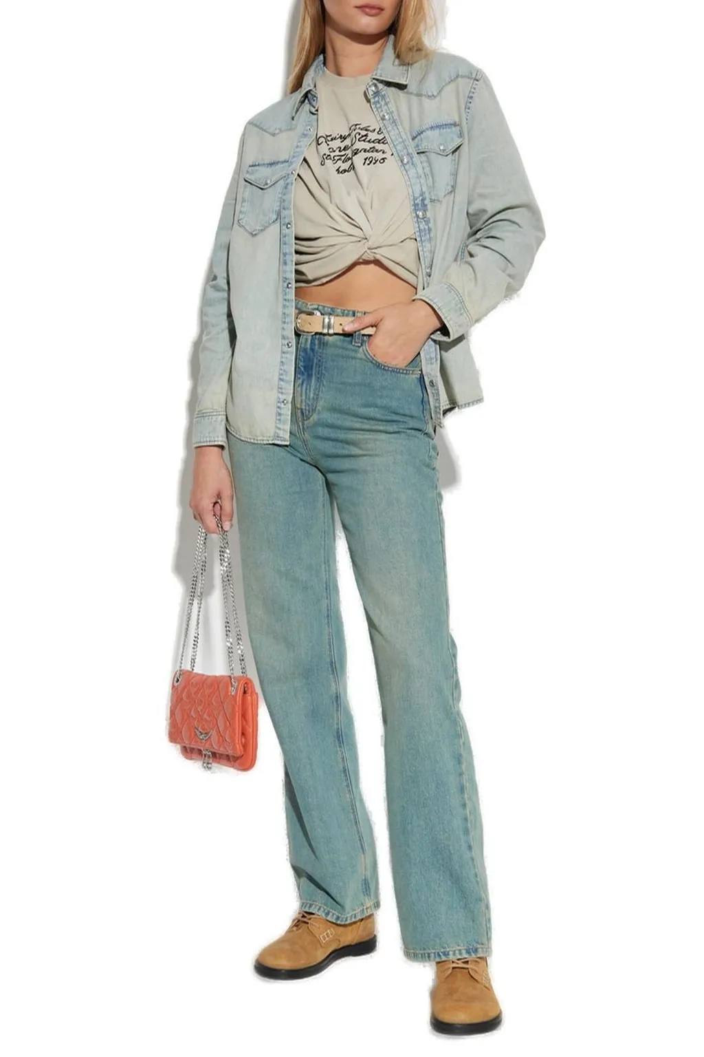 Denim Western Shirt
