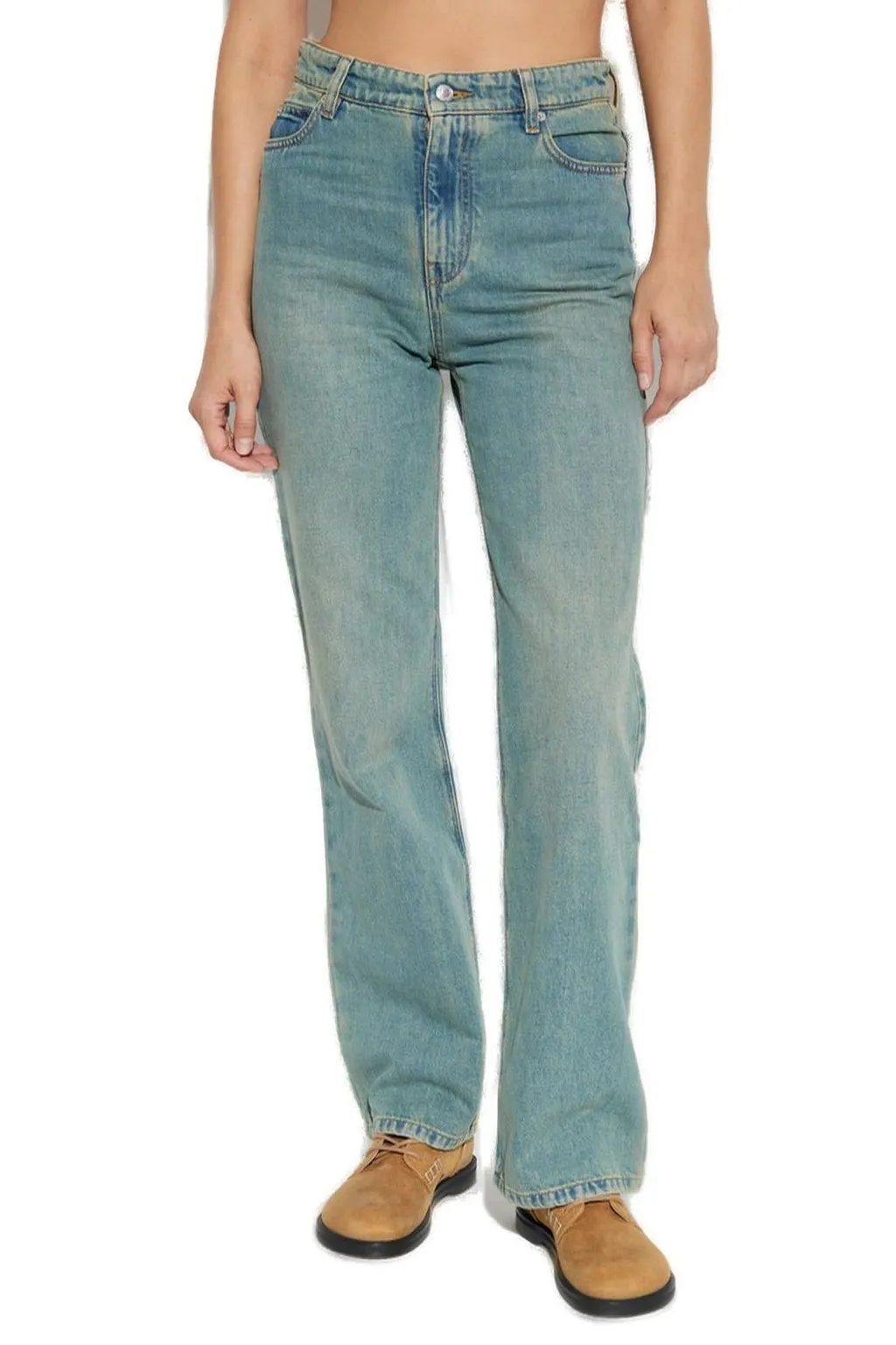 High-Waisted Flare Jeans