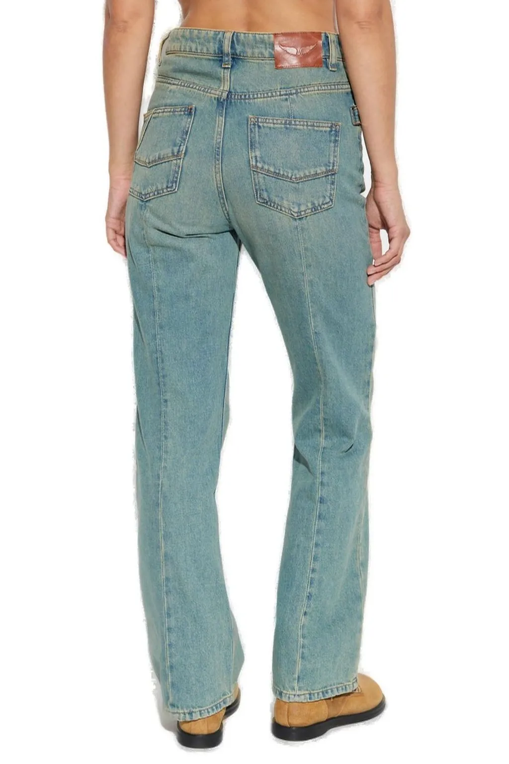 High-Waisted Flare Jeans
