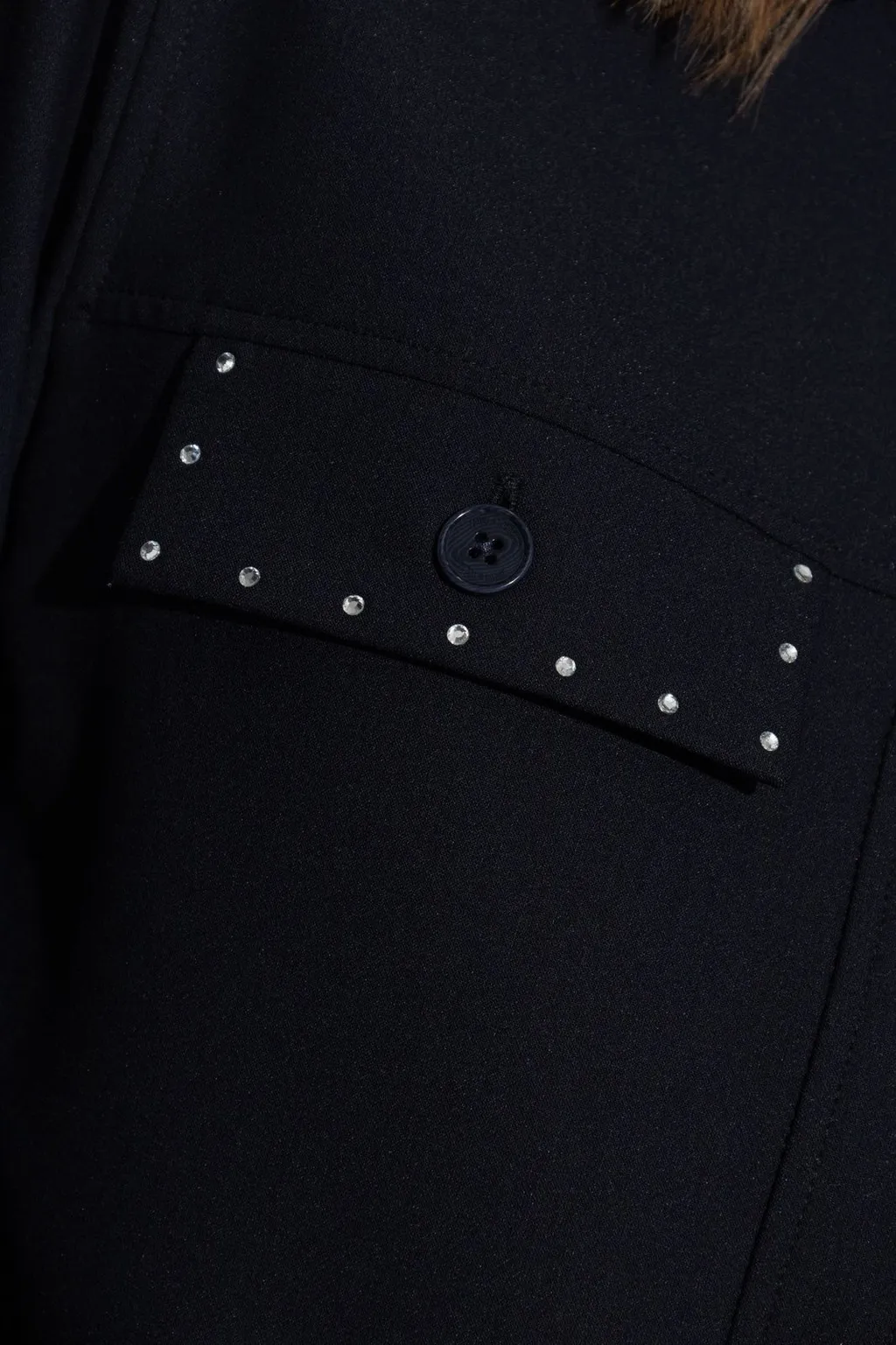 Studded Button-Up Shirt