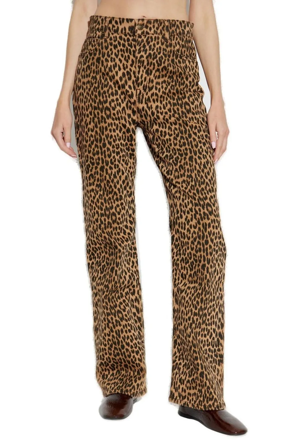 Leopard Print Jeans