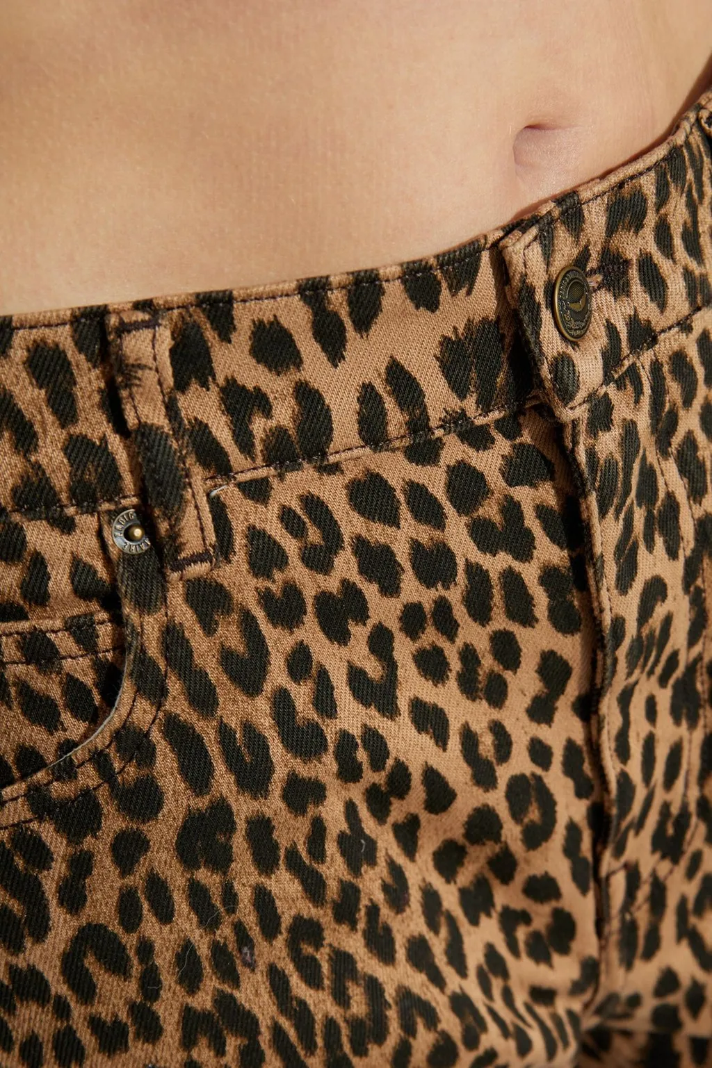 Leopard Print Jeans