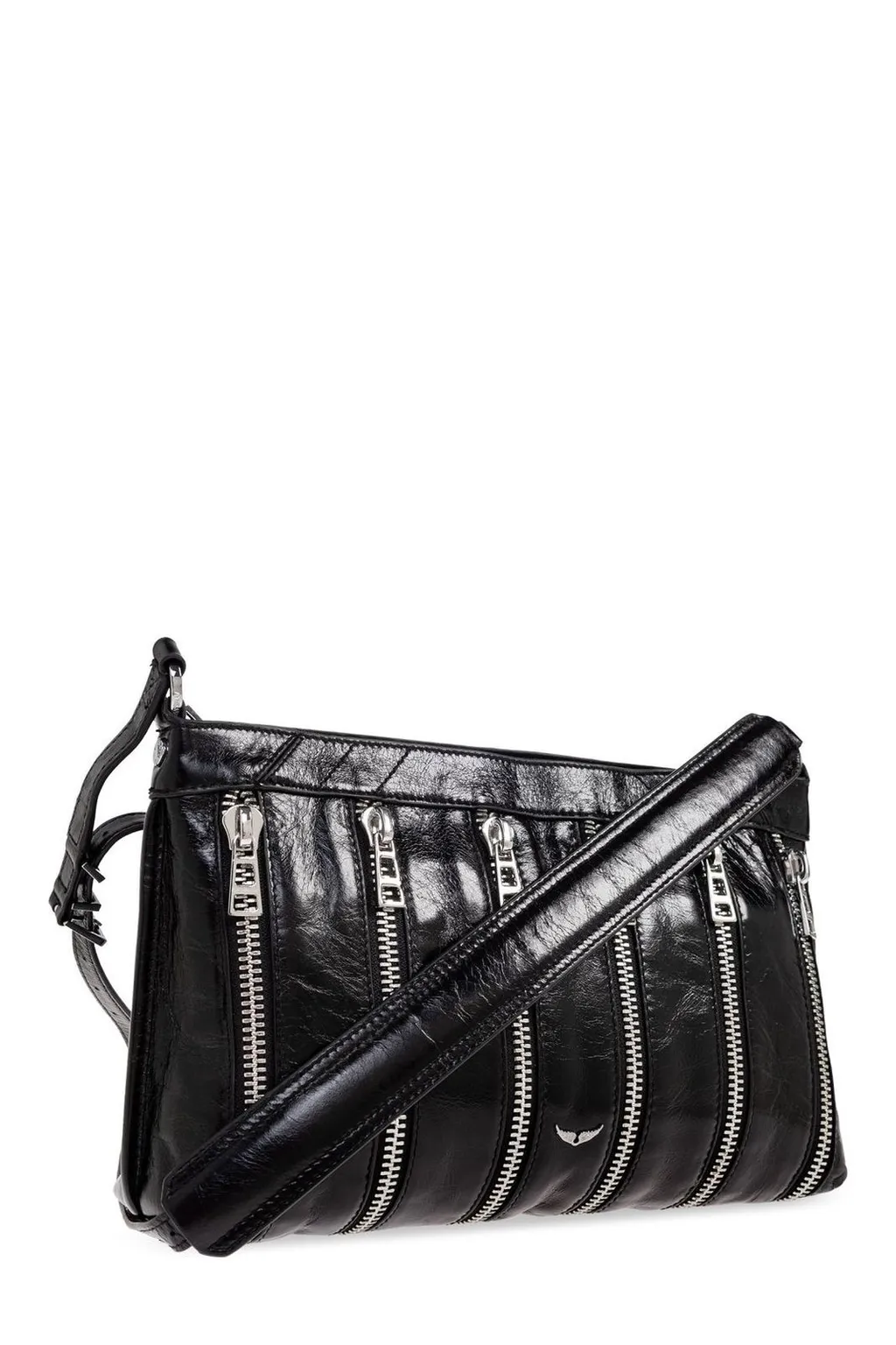 Crossbody Bag With Zippers