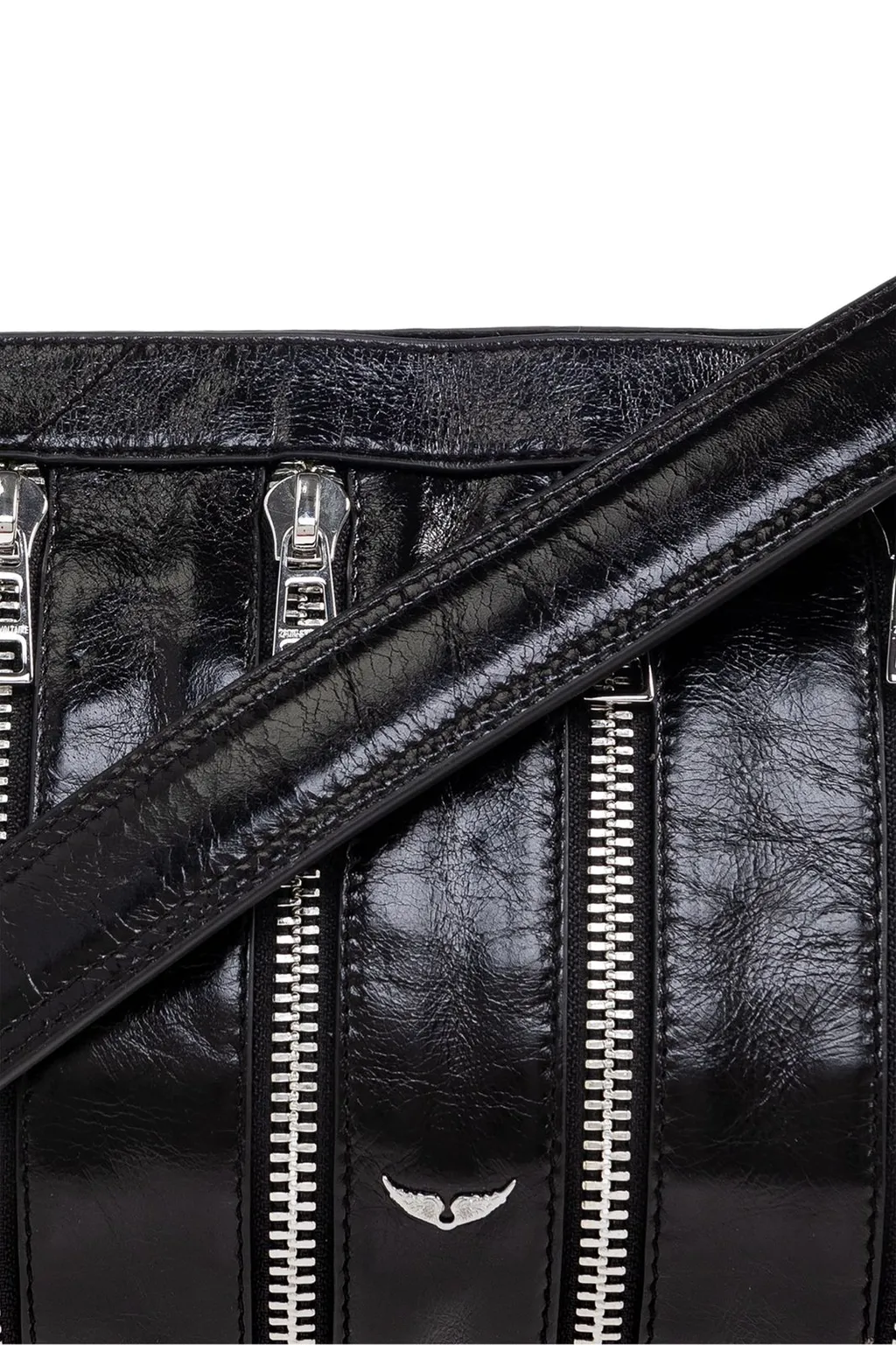 Crossbody Bag With Zippers