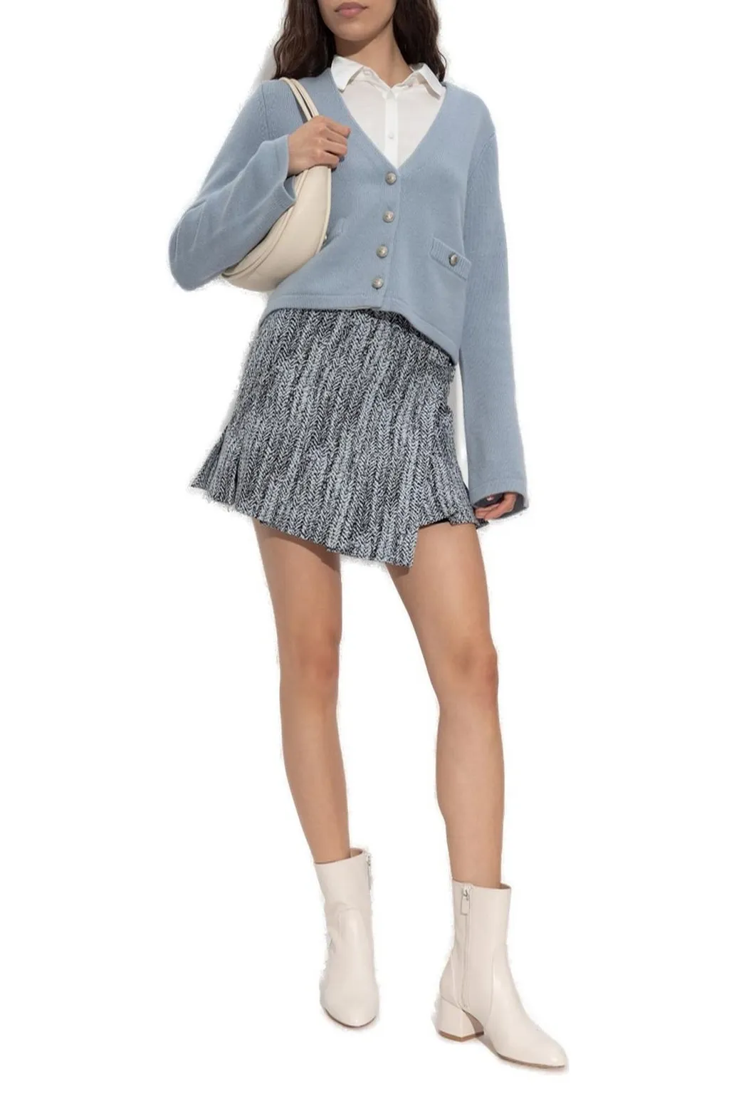 V-Neck Button-Up Cardigan