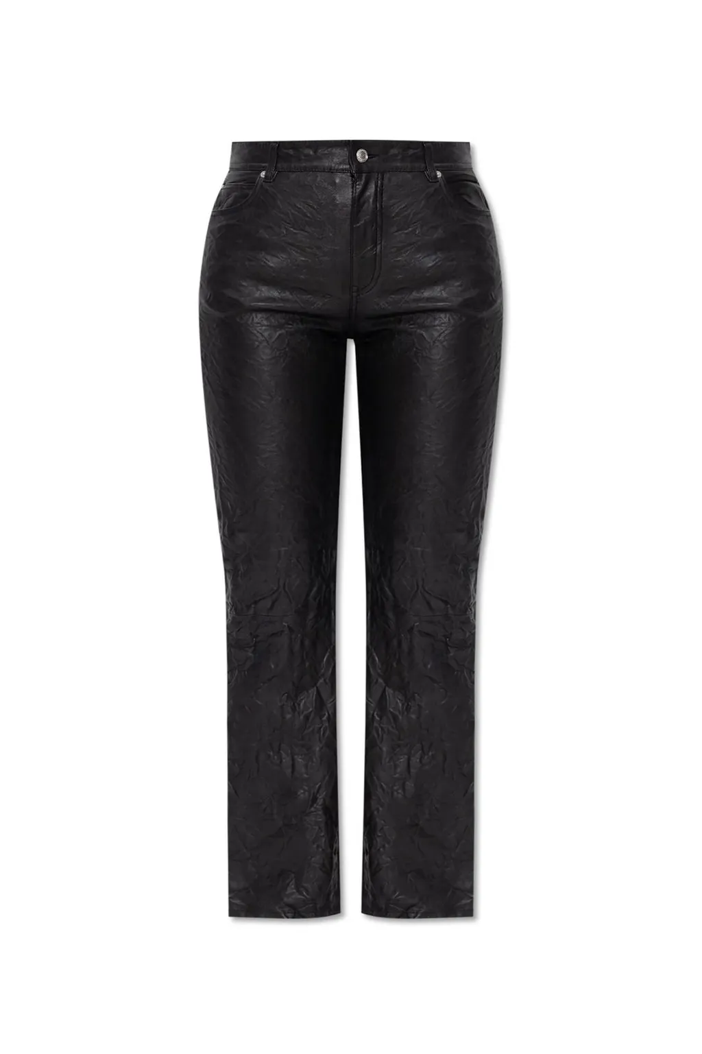 Embossed Leather Pants