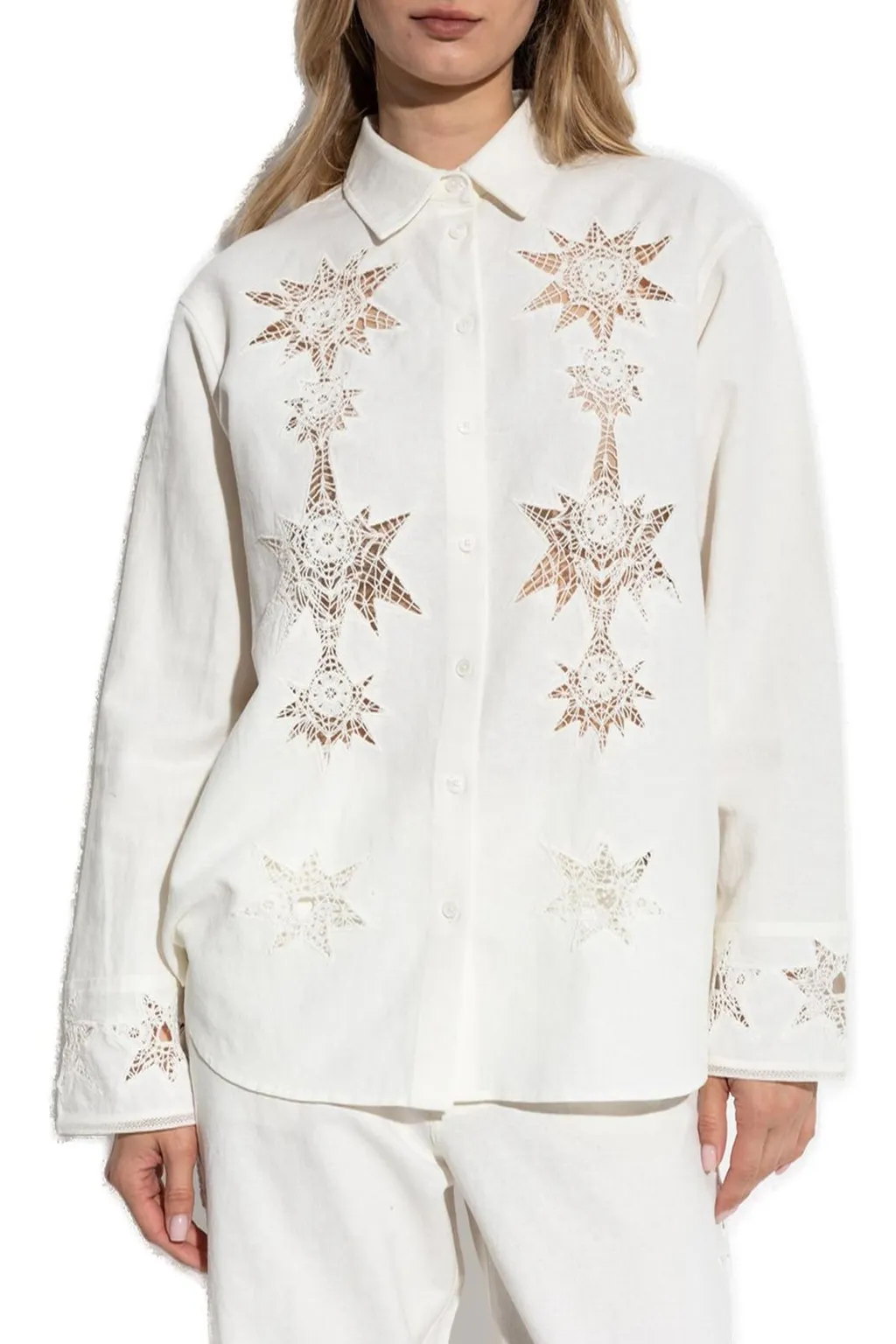 Embroidered Cotton Shirt