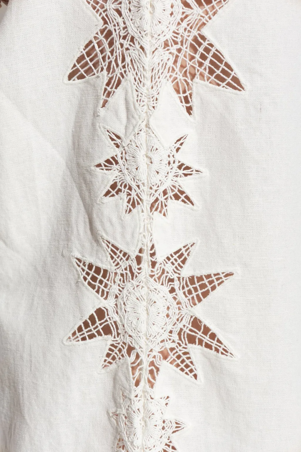 Wide-Leg Pants With Embroidery