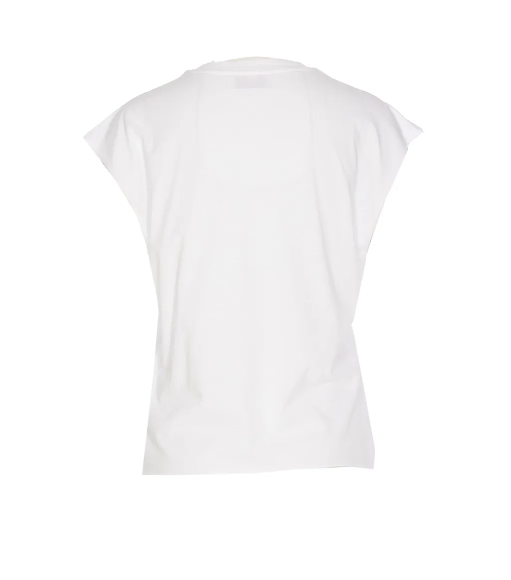 T-Shirt With Rhinestone Graphic