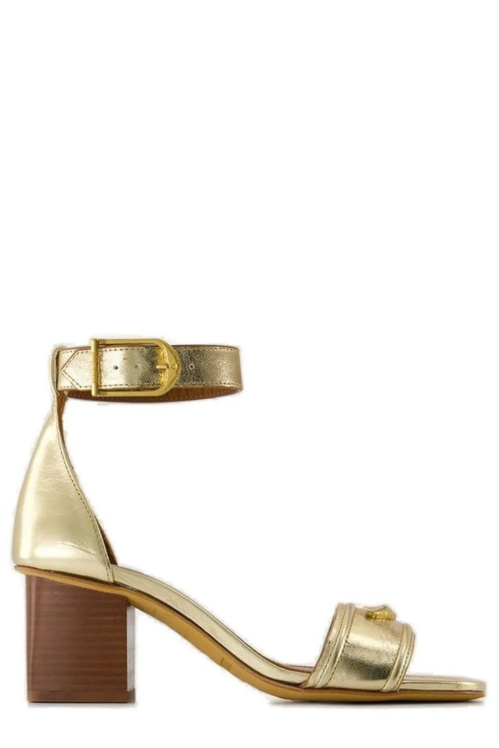 Block Heel Ankle Strap Sandals