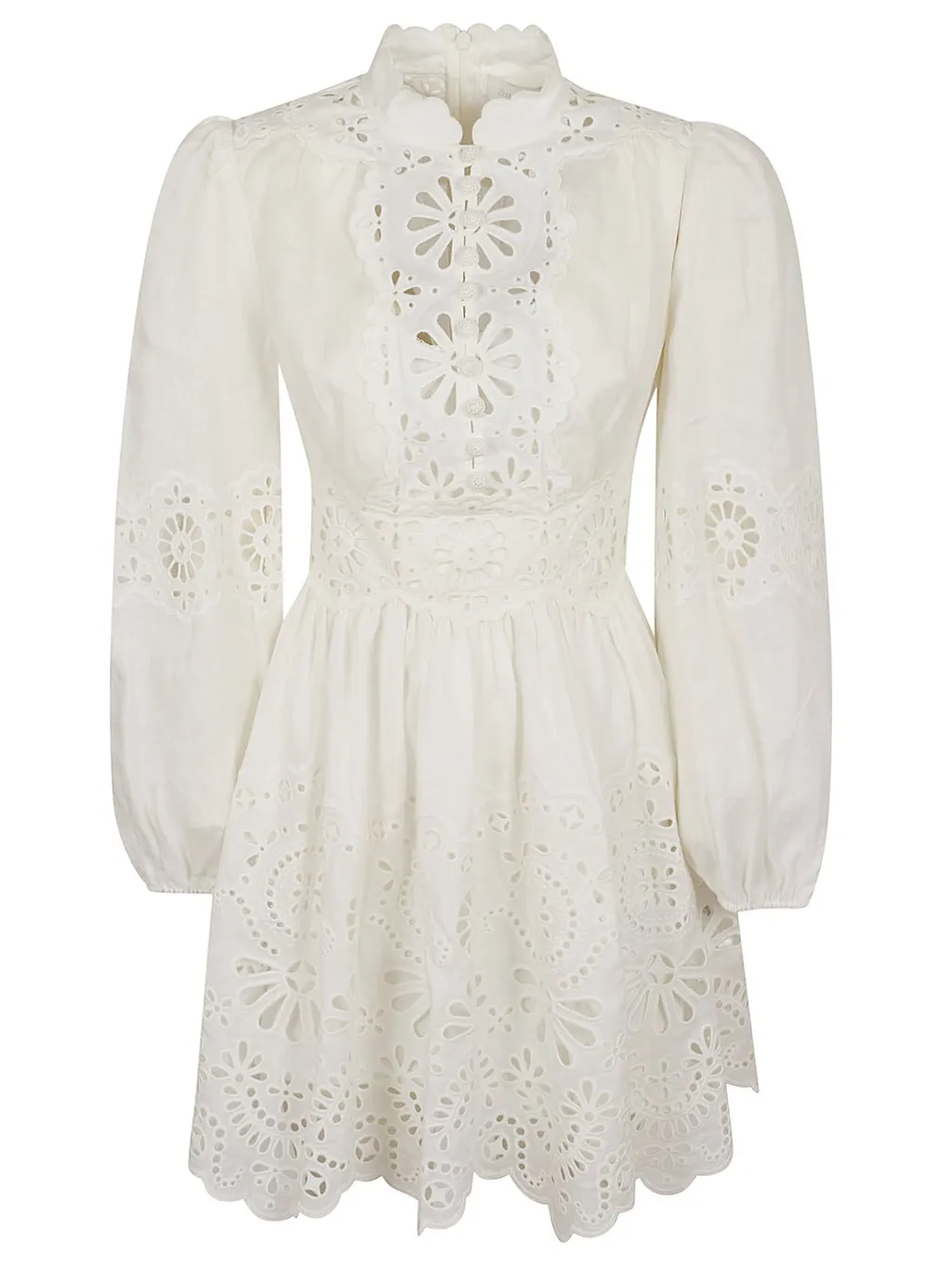 Broderie Anglaise Mini Dress