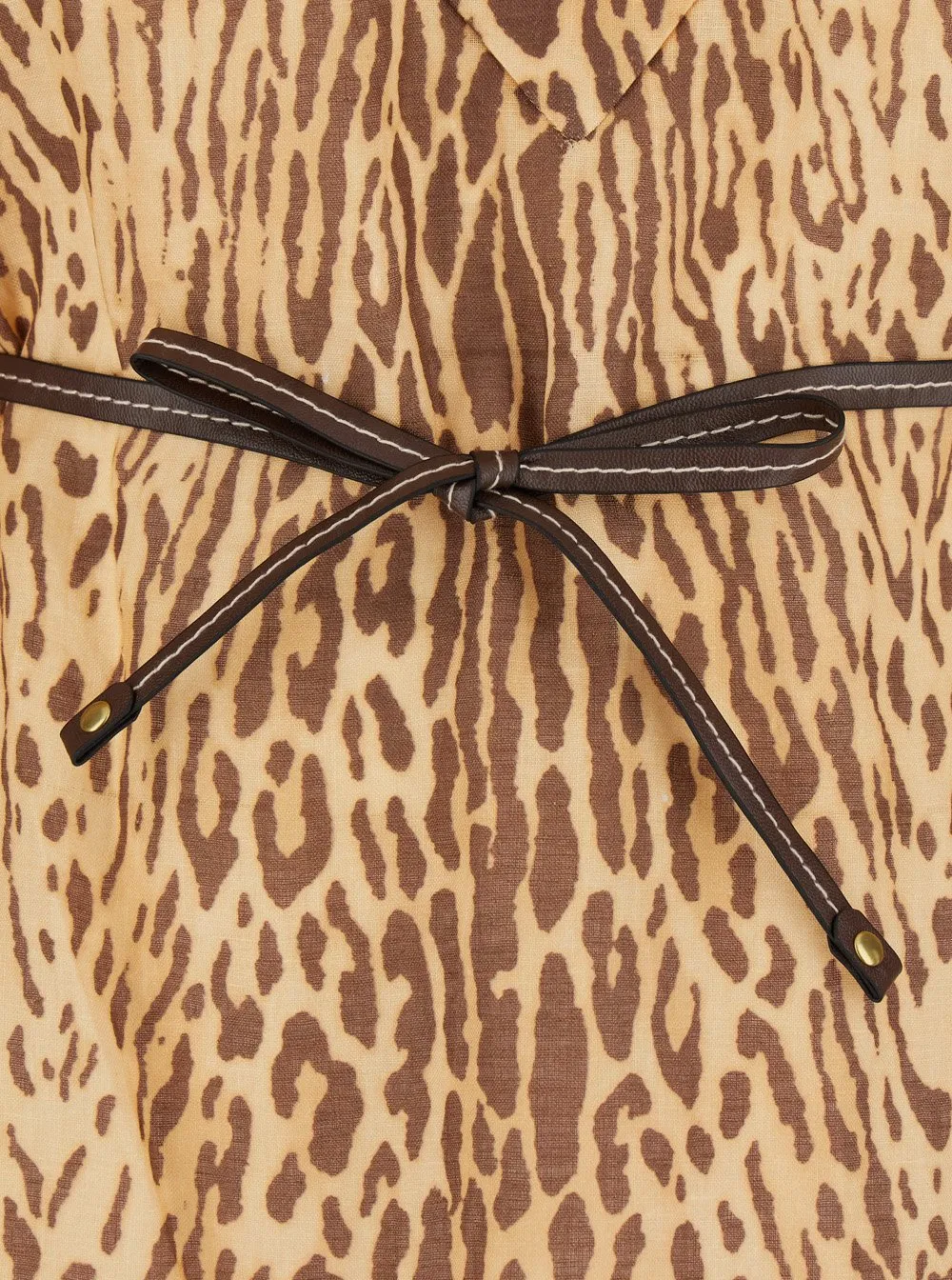 Leopard Print Mini Dress