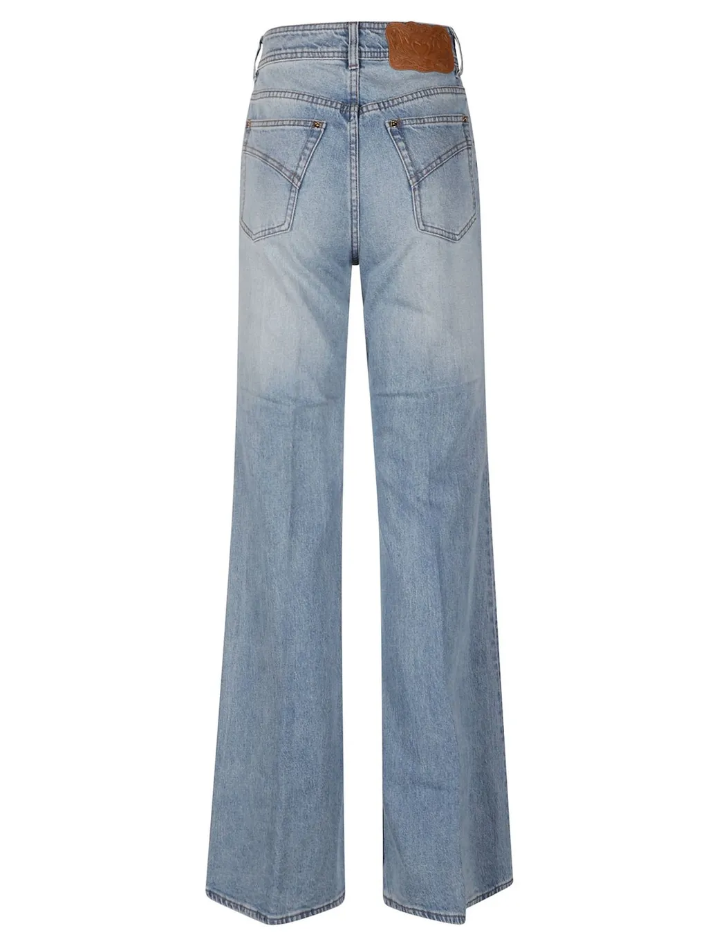 High-Waisted Wide-Leg Jeans
