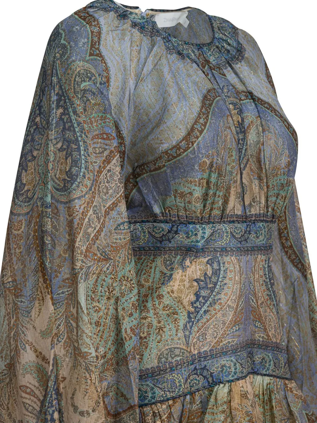 Paisley Print Mini Dress