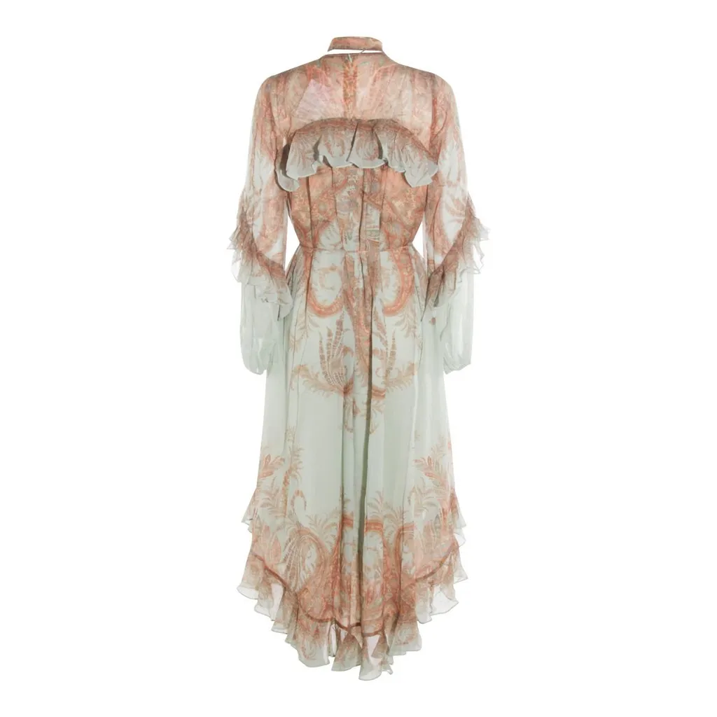 Paisley Print Maxi Dress