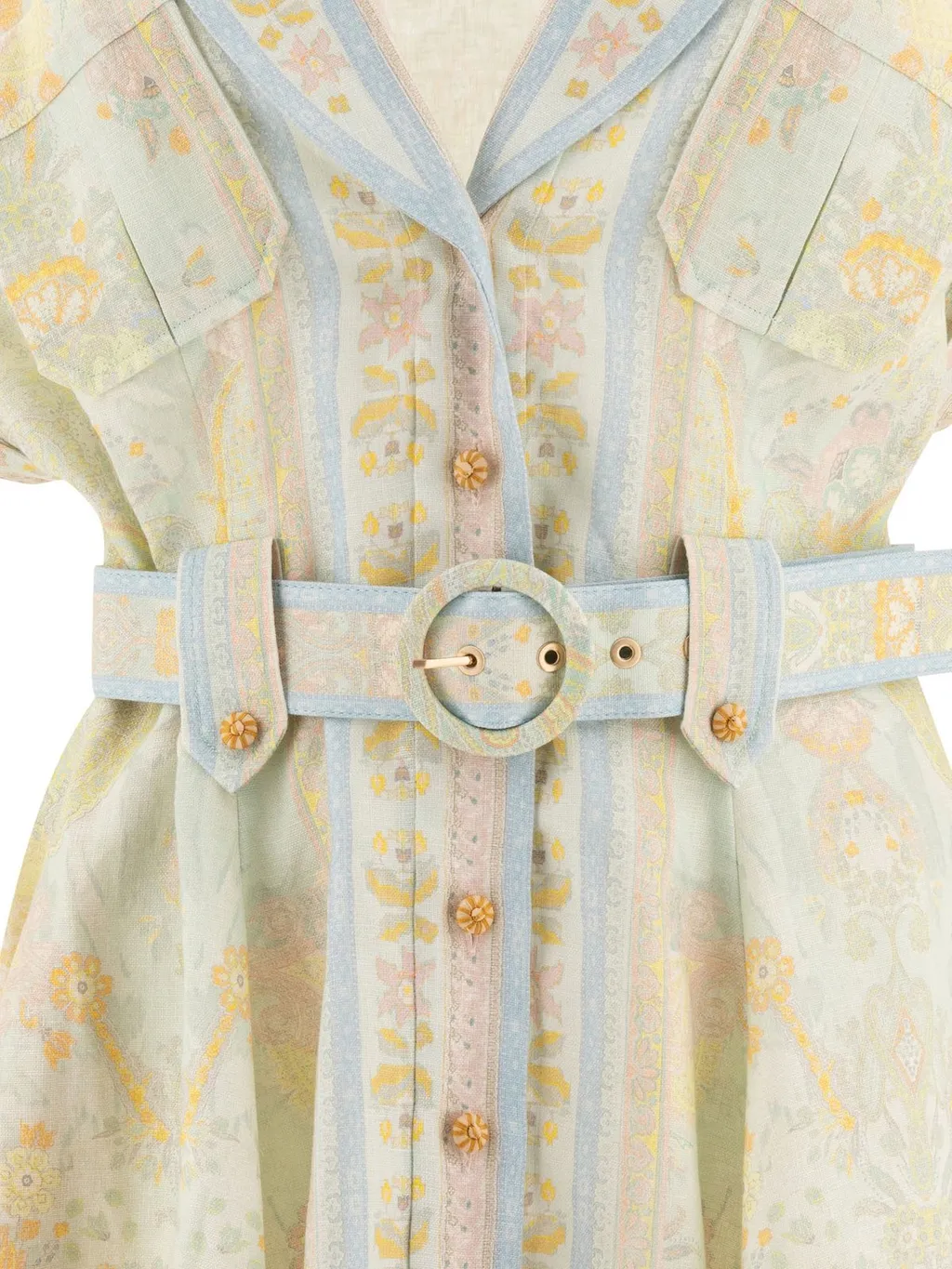 Embroidered Mini Dress