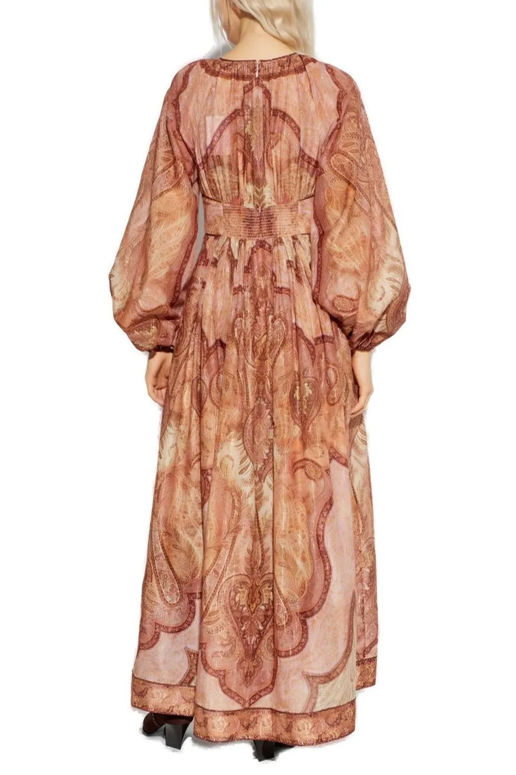 Paisley Print Maxi Dress
